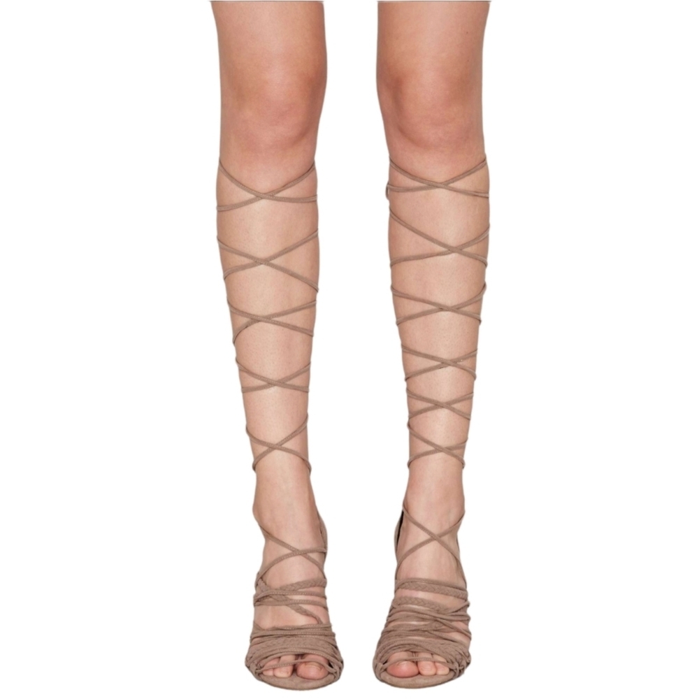 Beige Sabra Heels From Jeffrey Campbell